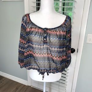Full Tilt light weight print top